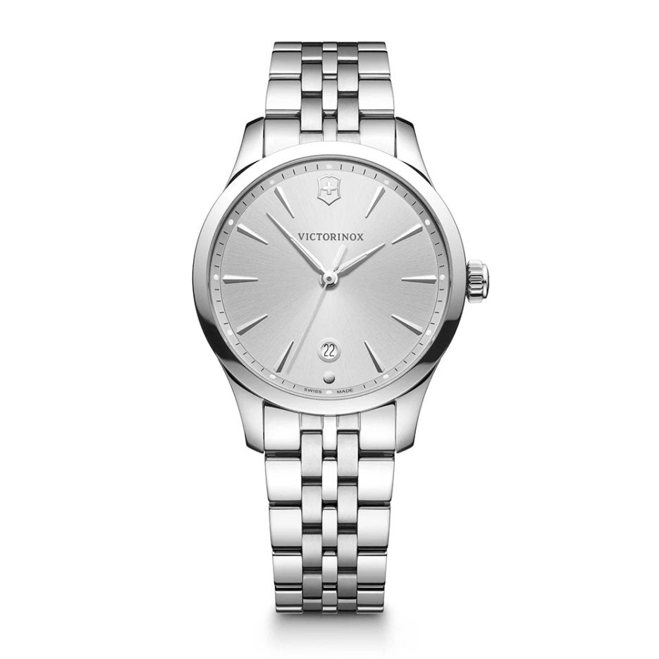 Reloj Alliance Small Cuarzo 35mm Acero Esfera Gris