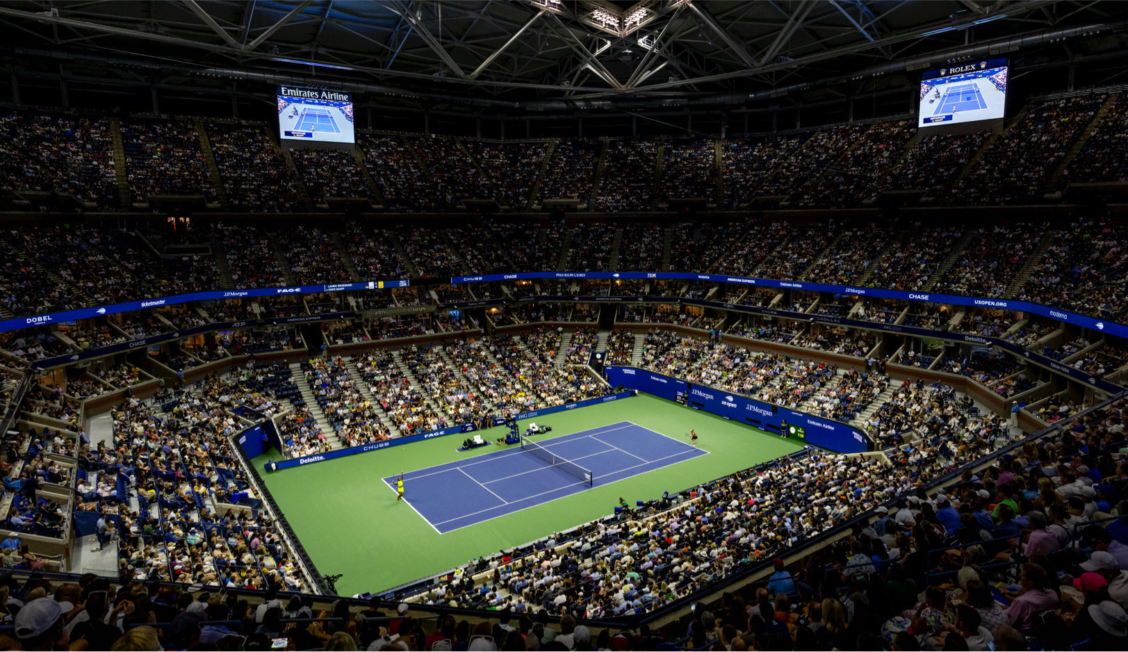 Rolex y el US Open: atmósfera electrizante