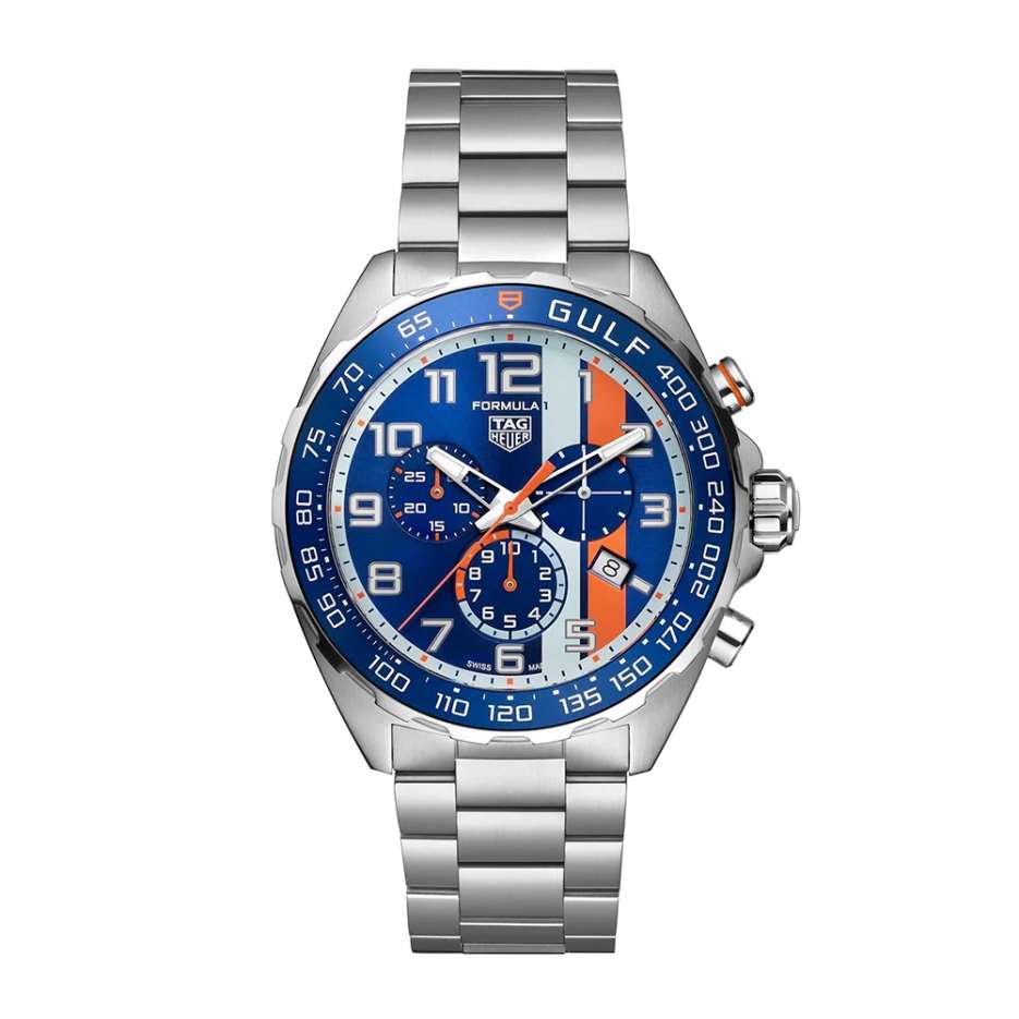 Reloj Formula 1 Cuarzo 43mm Acero Esfera Azul