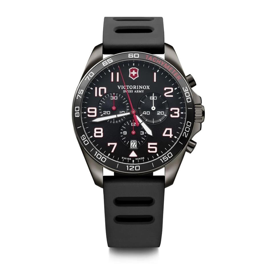 Reloj FieldForce Sport Cronógrafo 42mm Latex Negro