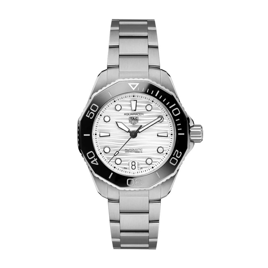 Reloj Aquaracer Automático 36mm Acero Esfera Plateada