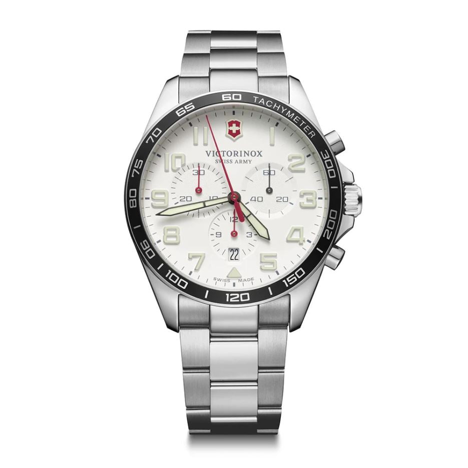 Reloj FieldForce Cuarzo 42mm Acero Esfera Blanca