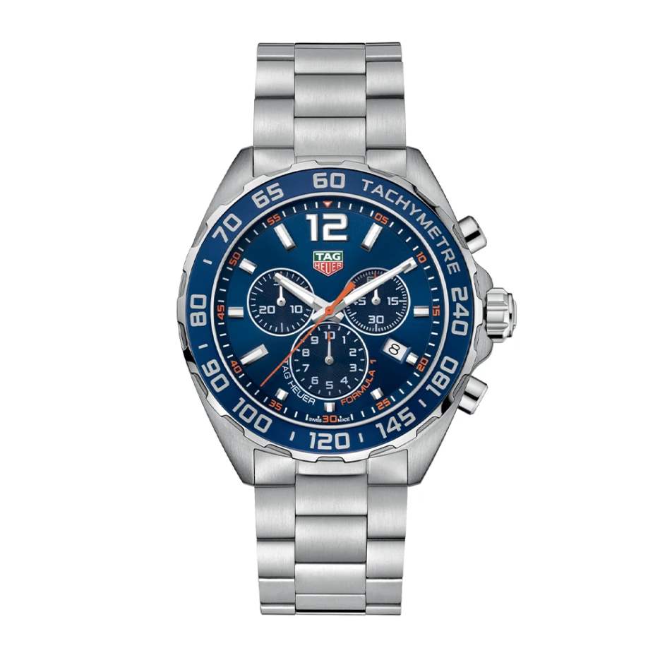 Reloj Formula 1 Cuarzo 43mm Acero Esfera Azul