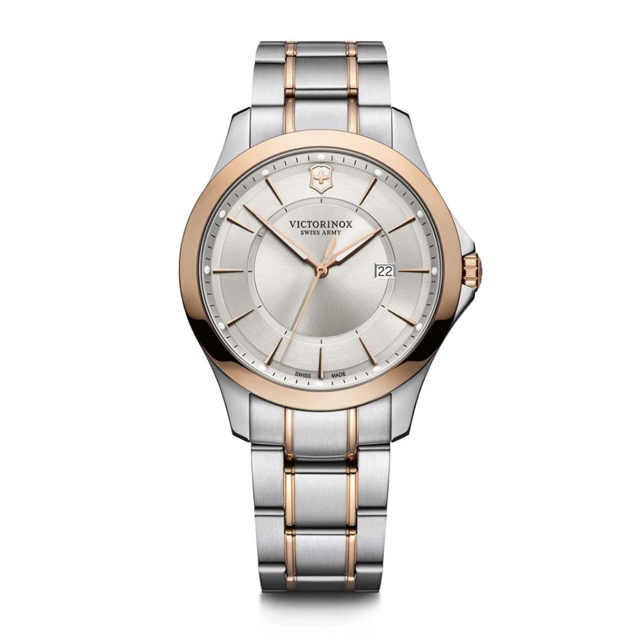 Reloj Alliance Cuarzo 40mm Acero PVD Rosa