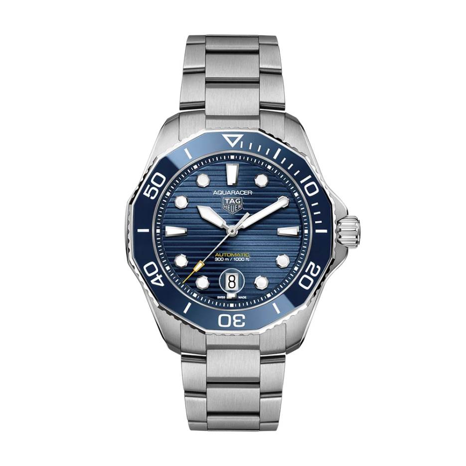 Reloj Aquaracer Automático 43mm Acero Esfera Azul