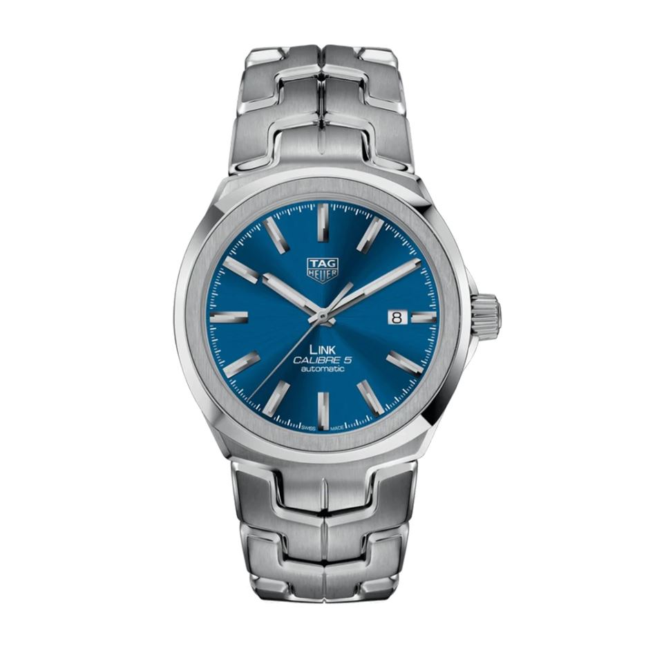 Reloj Link Automático 41mm Acero Esfera Azul