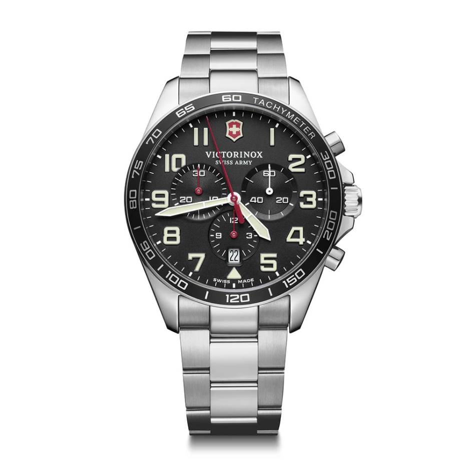 Reloj FieldForce Cuarzo 42mm Acero Esfera Negra
