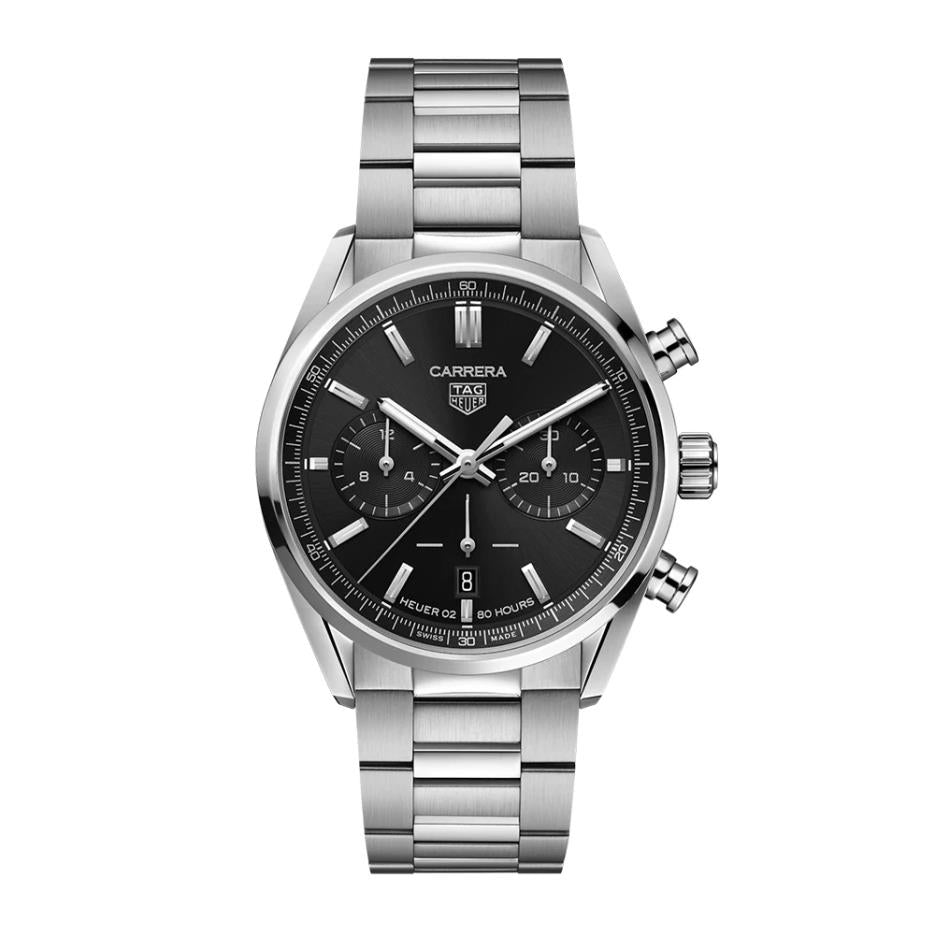 Reloj Carrera Automático 42mm Acero Esfera Negra