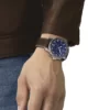 reloj tissot supersport cronógrafo negro y azul T1256171604100