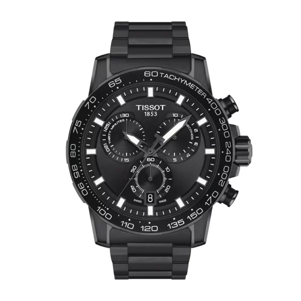 reloj tissot supersport cronógrafo acero negro T1256173305100