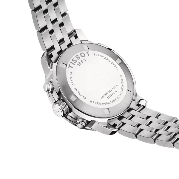 reloj tissot prc 200 acero gris negro T1144171105700