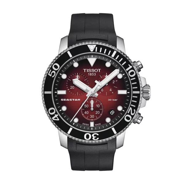 Generalmente Insignificante Miseria Reloj Tissot Seastar 1000 Cronógrafo Cuarzo Latex 46mm | Joyería Inter