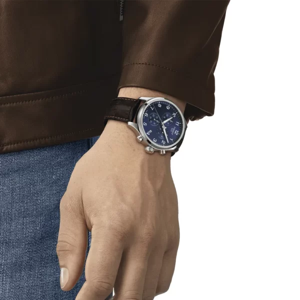 reloj tissot xl cuarzo cuero azul T1166171604700