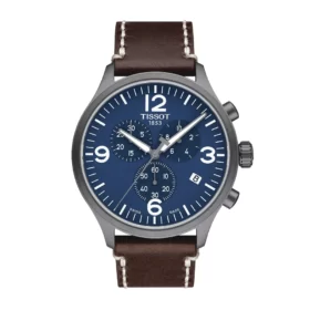 reloj tissot xl cuarzo cuero azul T1166173604700