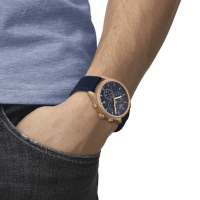 reloj tissot xl cuarzo textil azul T1166173704100
