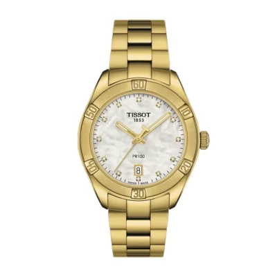 reloj tissot PR100 oro madre perla T1019103311601