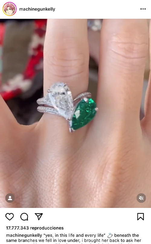 anillos de compromiso más famosos - Megan Fox