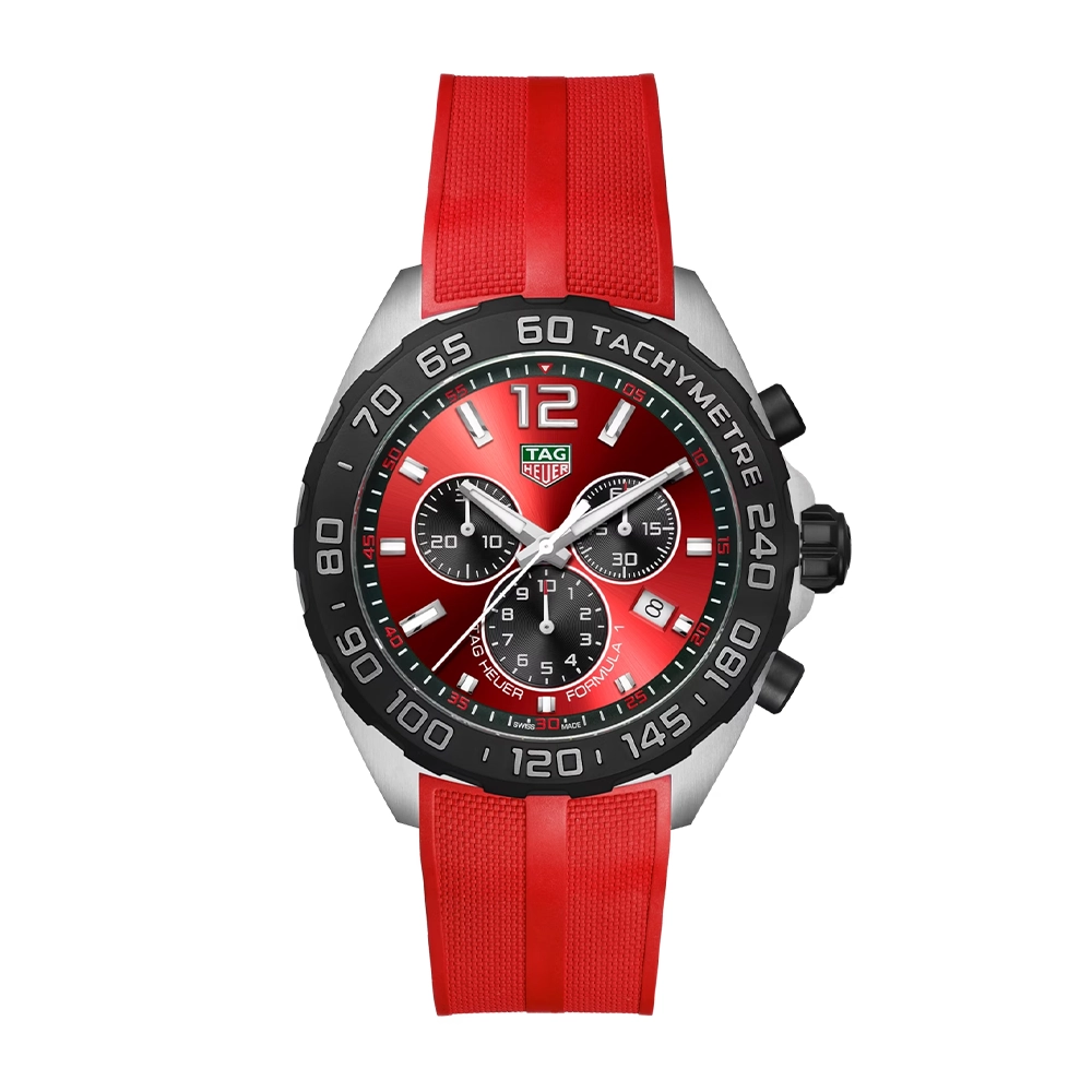 Reloj Tag Heuer Formula 1 Cron grafo Rojo Cuarzo Latex Joyer a Inter